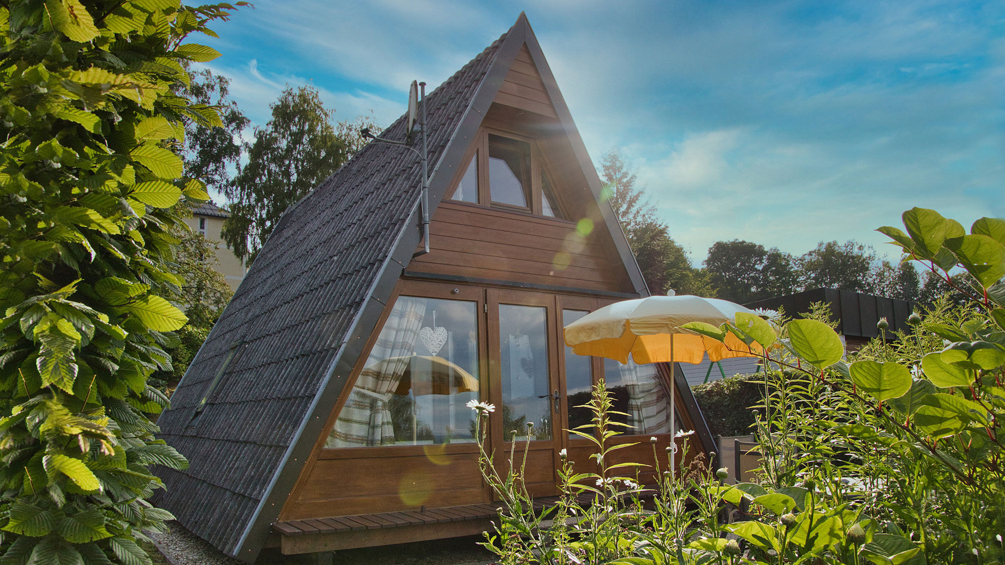 Nurdachferienhaus der Ferienhausgemeinschaft am Nationalpark Bayerischer Wald